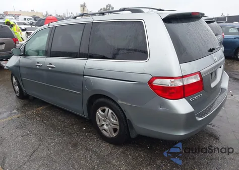 2007 Honda Odyssey Ex-L from USA, damaged, VIN 5FNRL38697B143405